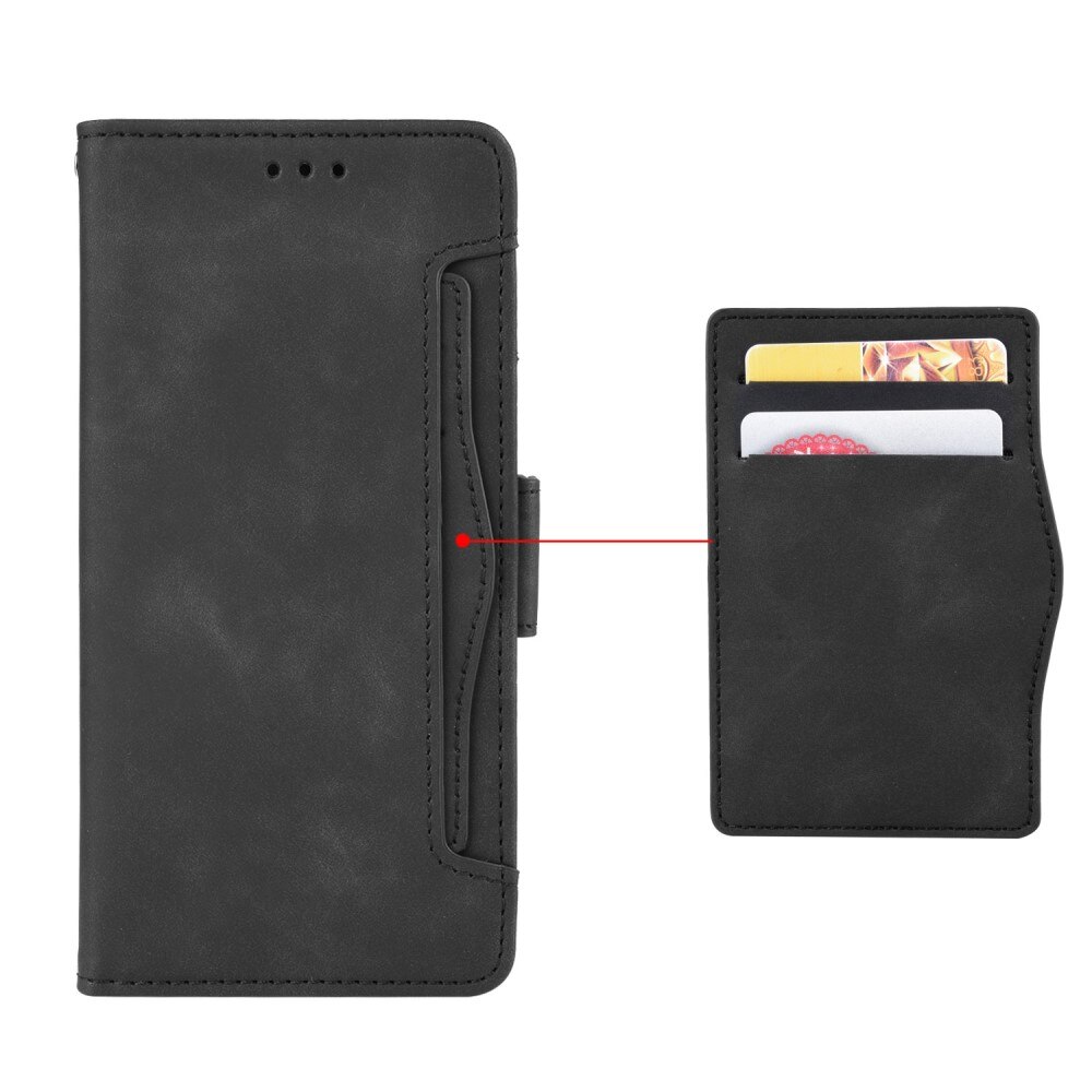 Custodia a portafoglio multipla con portapenne S-pen Samsung Galaxy Z Fold 6 nero