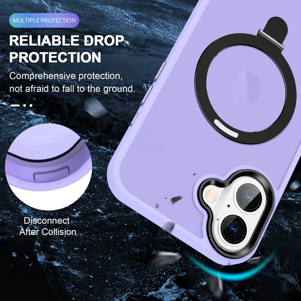 Cover ibride con MagSafe Ring iPhone 16 Viola