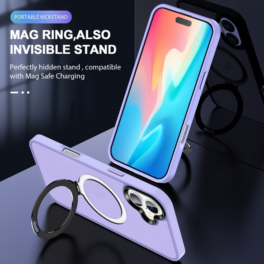 Cover ibride con MagSafe Ring iPhone 16 Viola