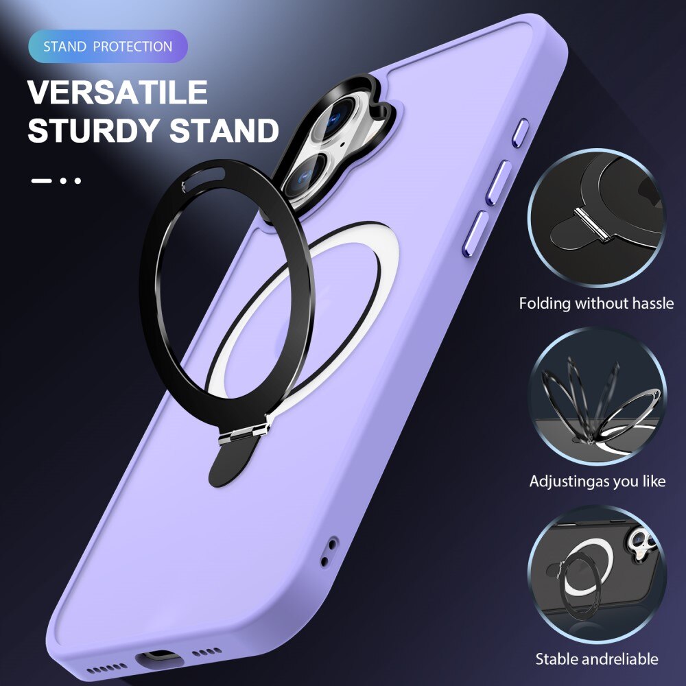 Cover ibride con MagSafe Ring iPhone 16 Viola