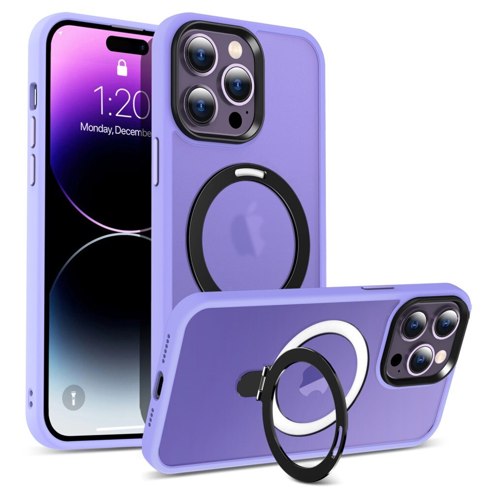 Cover ibride con MagSafe Ring iPhone 16 Pro Viola