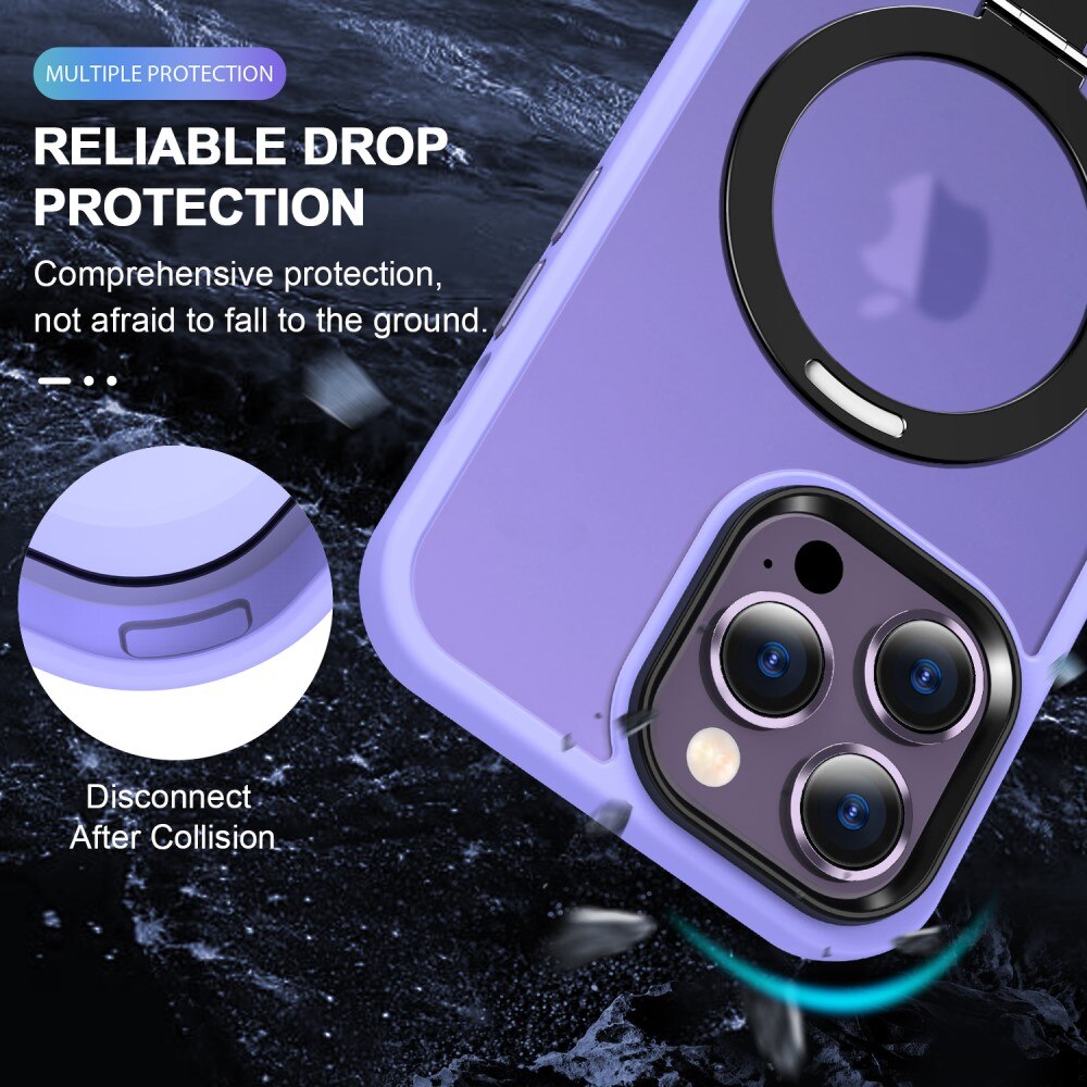 Cover ibride con MagSafe Ring iPhone 16 Pro Viola