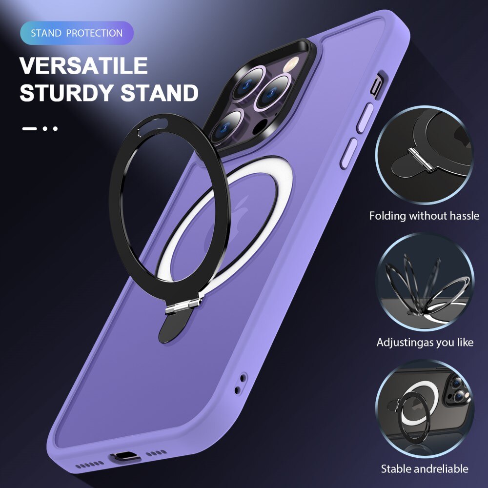 Cover ibride con MagSafe Ring iPhone 16 Pro Viola