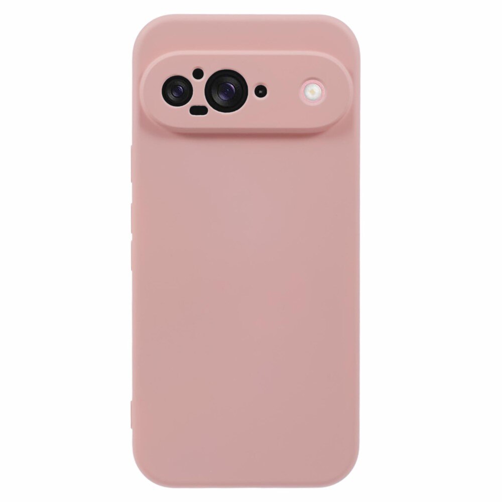 Cover TPU resistente agli urti Google Pixel 9 Rosa