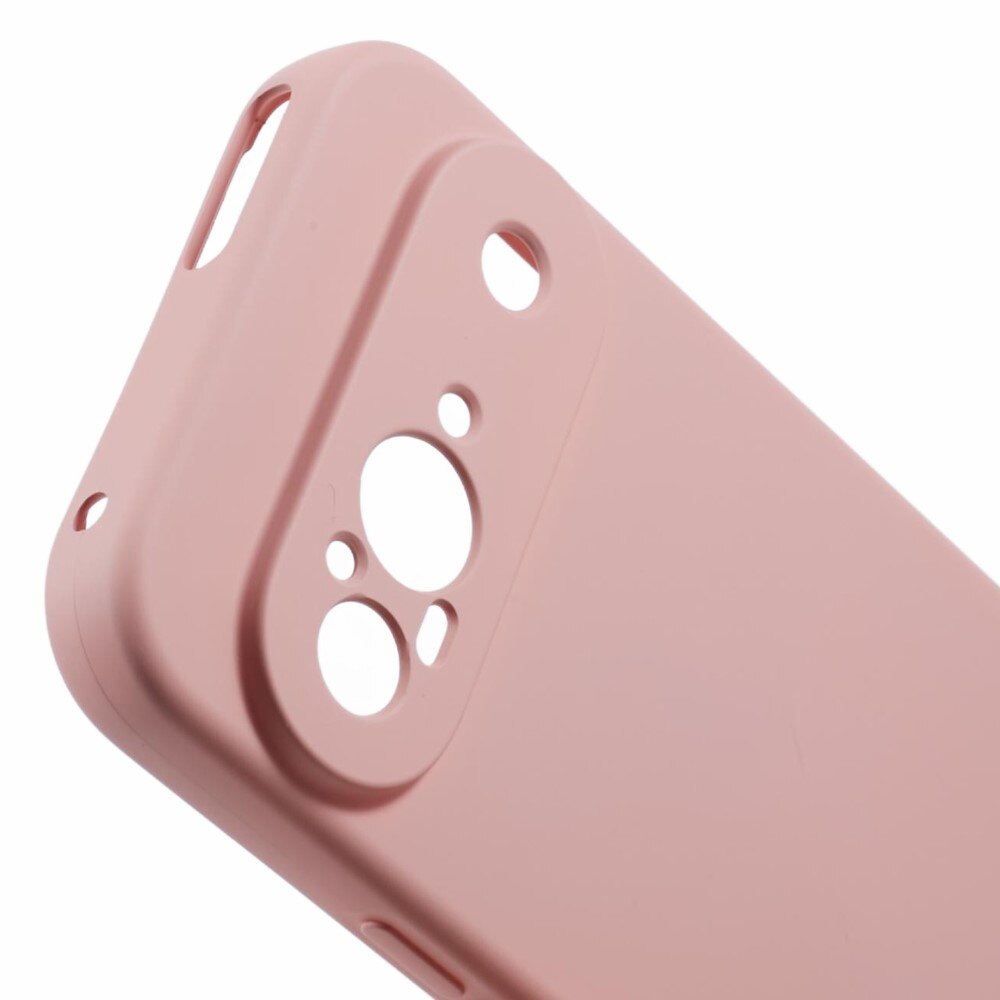 Cover TPU resistente agli urti Google Pixel 9 Rosa