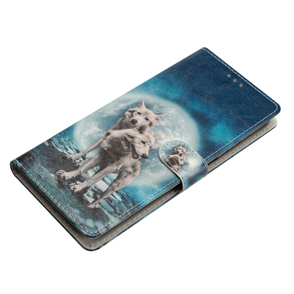 Cover portafoglio Google Pixel 9 lupi