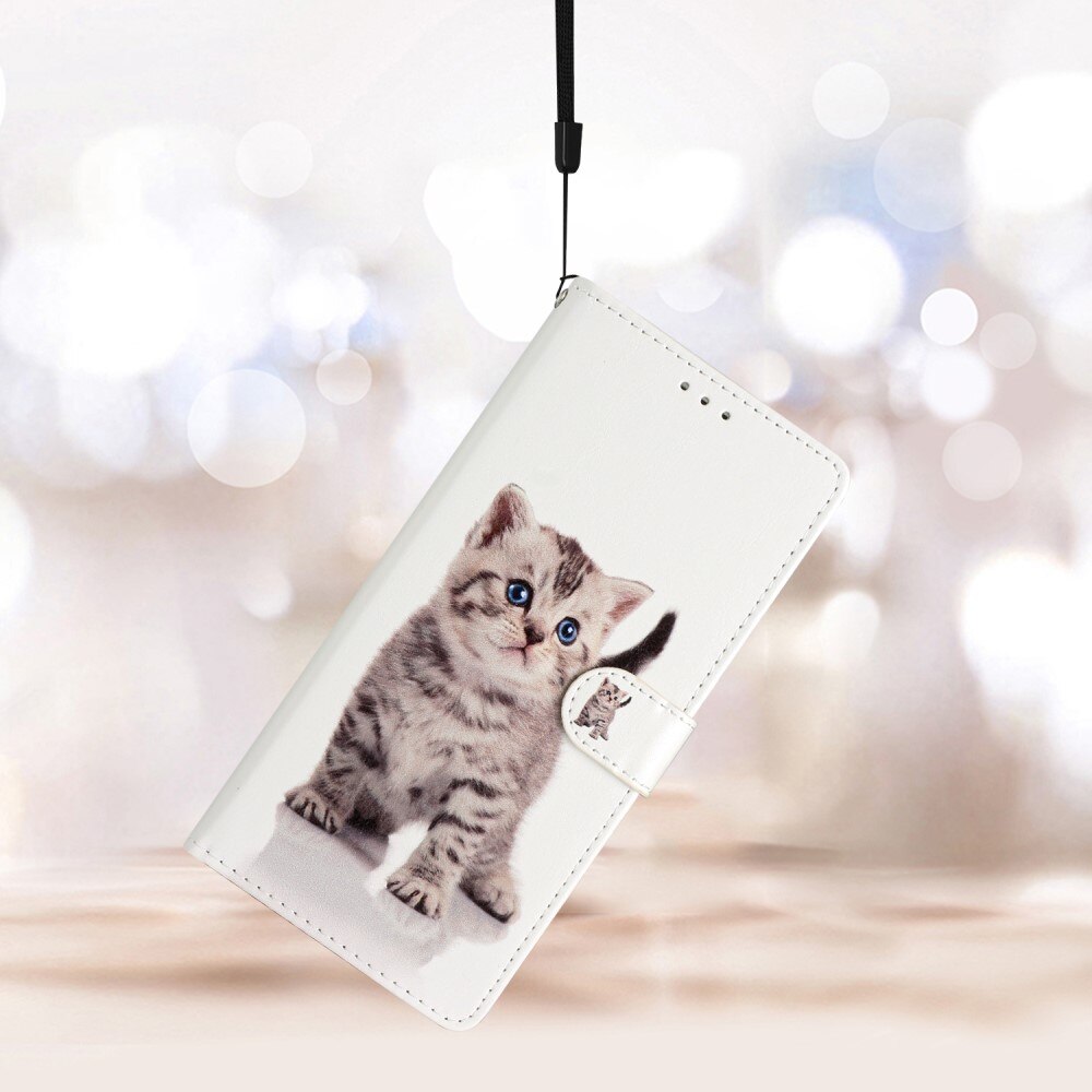 Cover portafoglio Google Pixel 9 Pro gattino