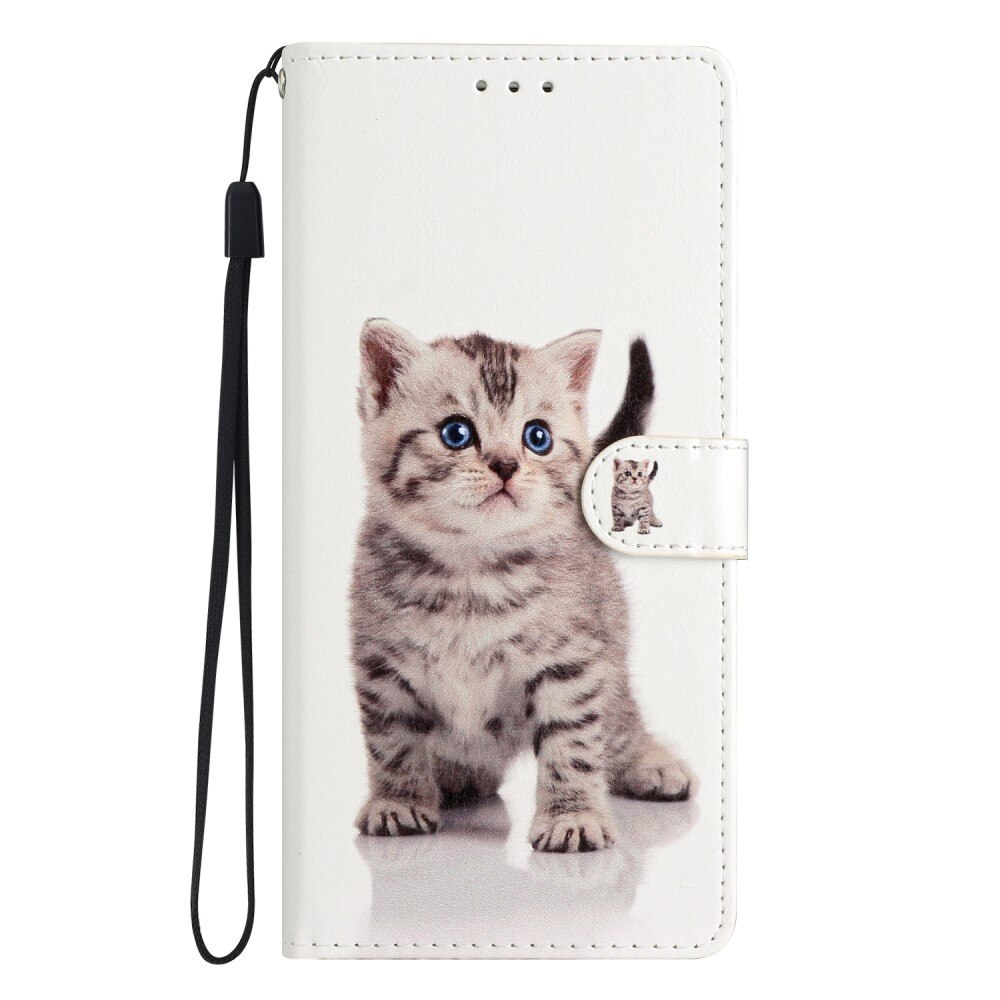 Cover portafoglio Google Pixel 9 Pro gattino