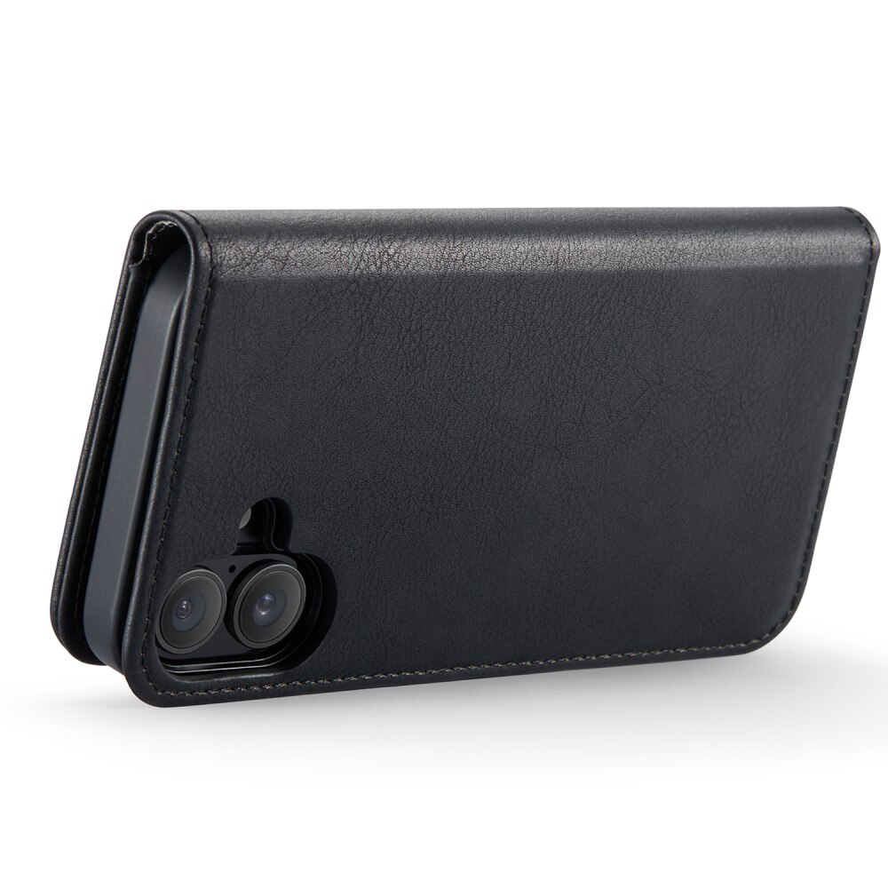 Cover portafoglio Magnet Wallet iPhone 16 Plus Black