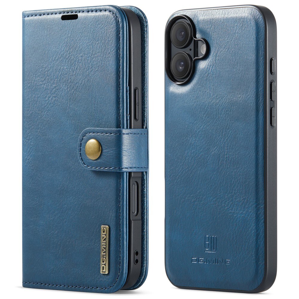 Cover portafoglio Magnet Wallet iPhone 16 Plus Blue