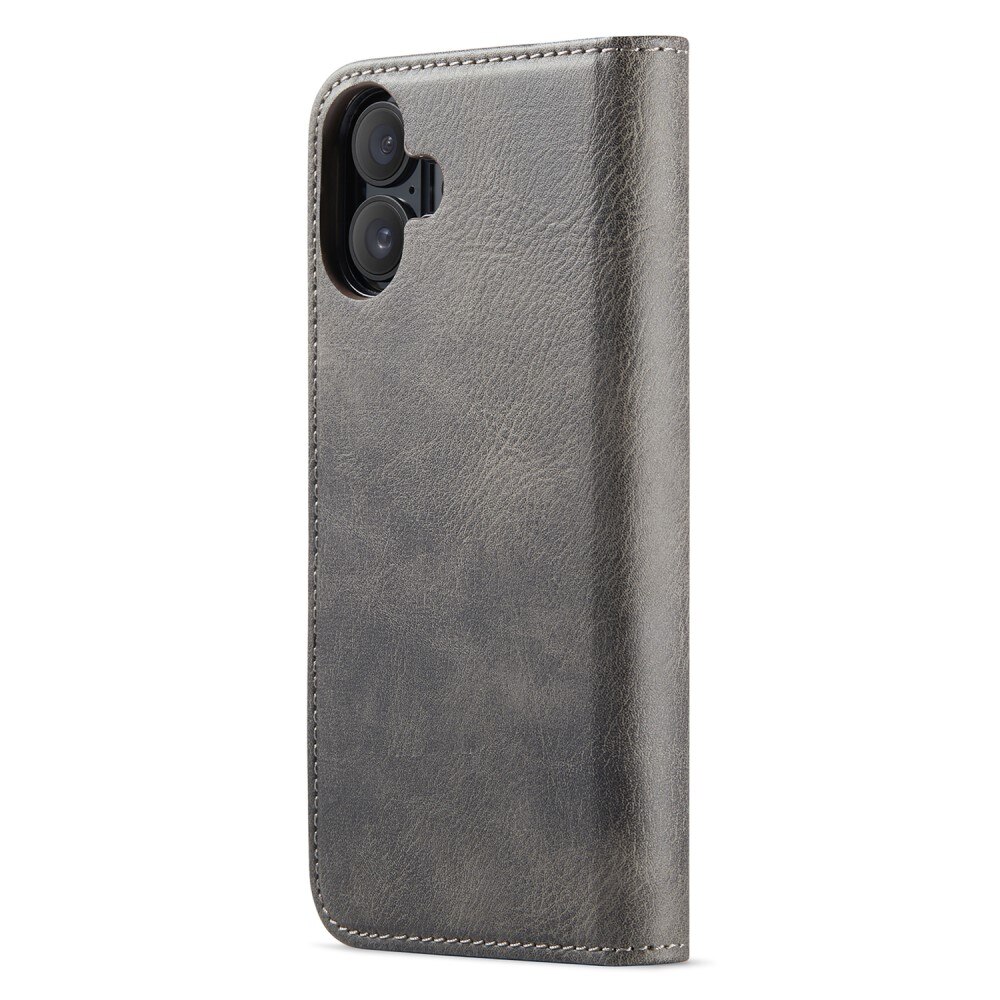 Cover portafoglio Magnet Wallet iPhone 16 Brown