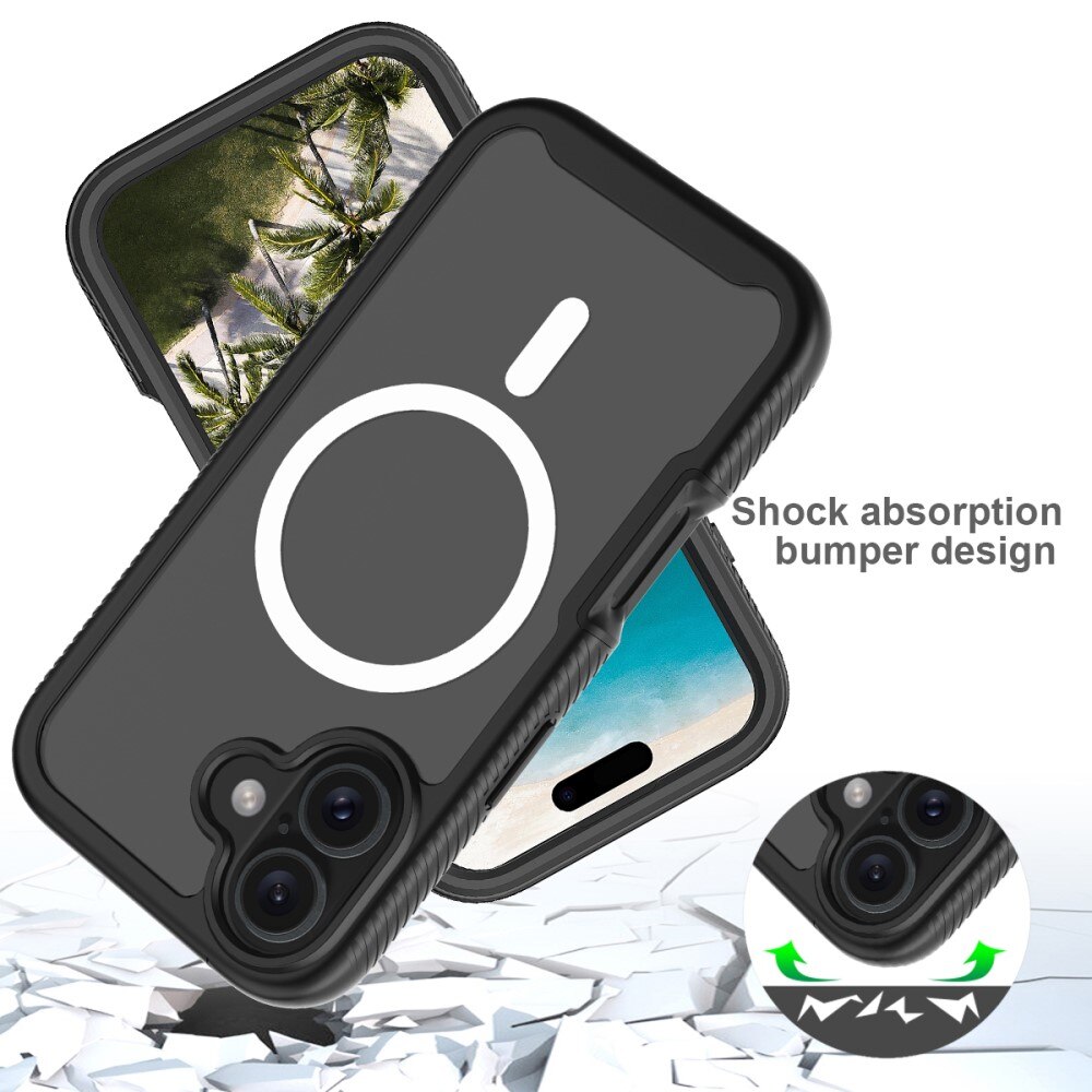 Cover MagSafe Full Protection iPhone 16 Pro Max Nero