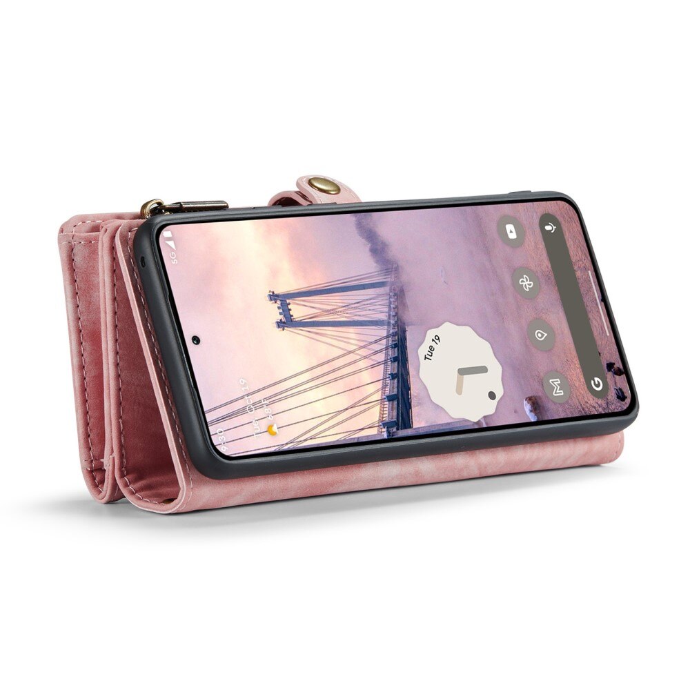 Cover portafoglio Multi-Slot Google Pixel 9 Pro XL rosa