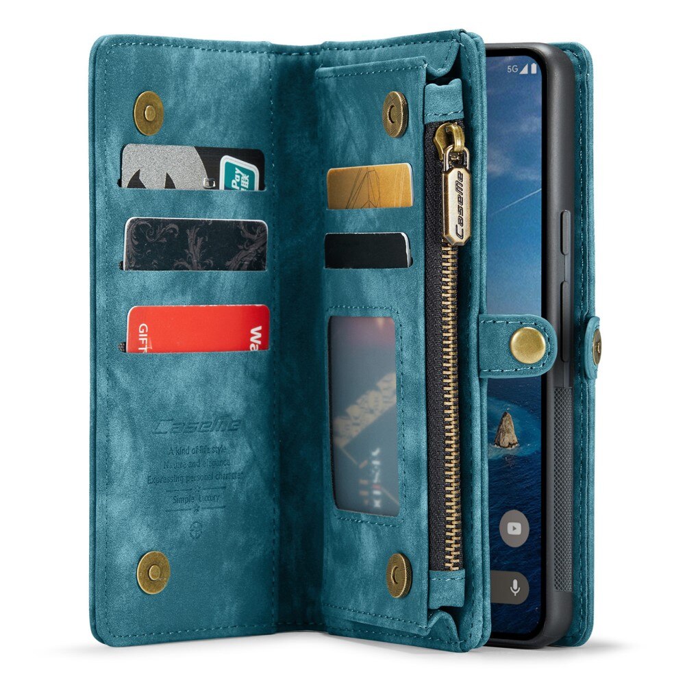 Cover portafoglio Multi-Slot Google Pixel 9 blu