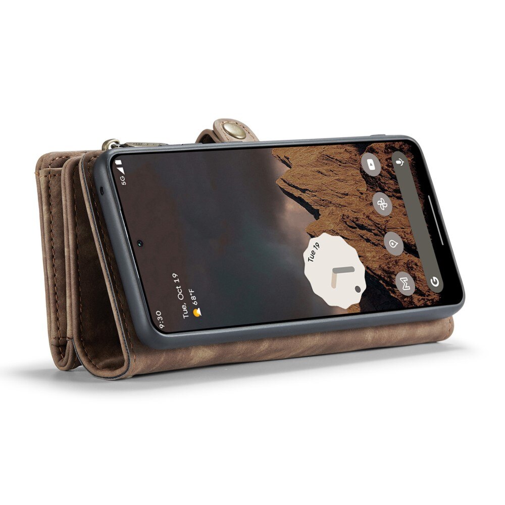 Cover portafoglio Multi-Slot Google Pixel 9 Pro marrone