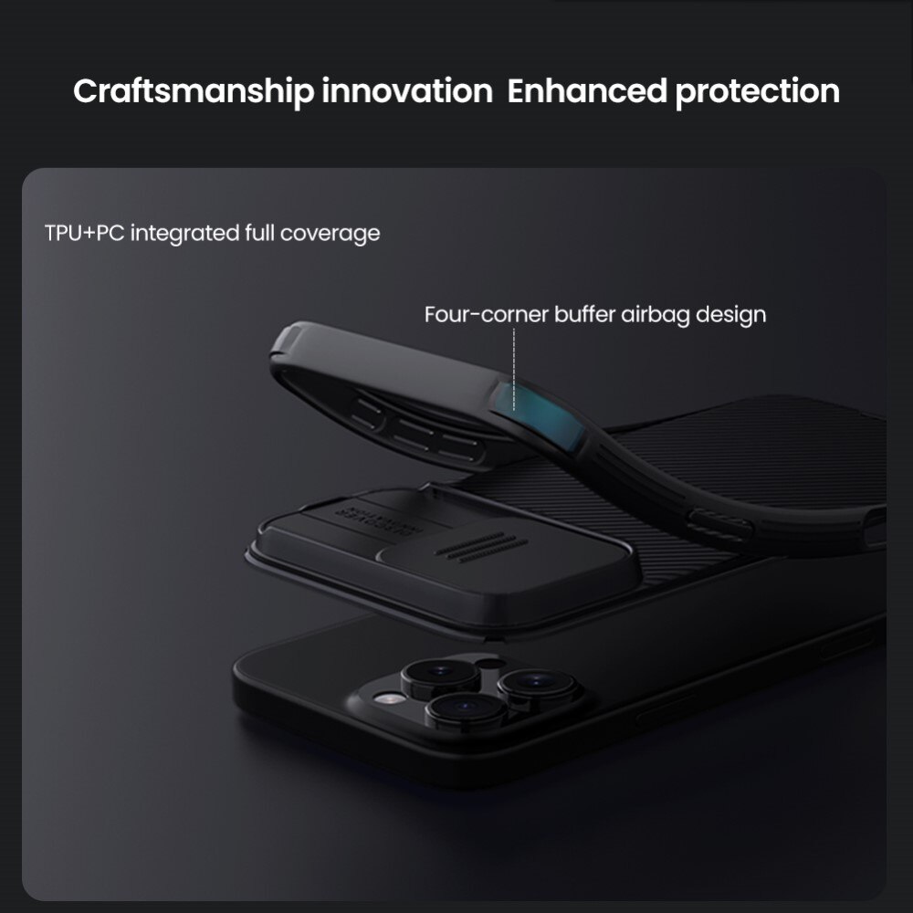 Cover CamShield iPhone 16 Pro nero