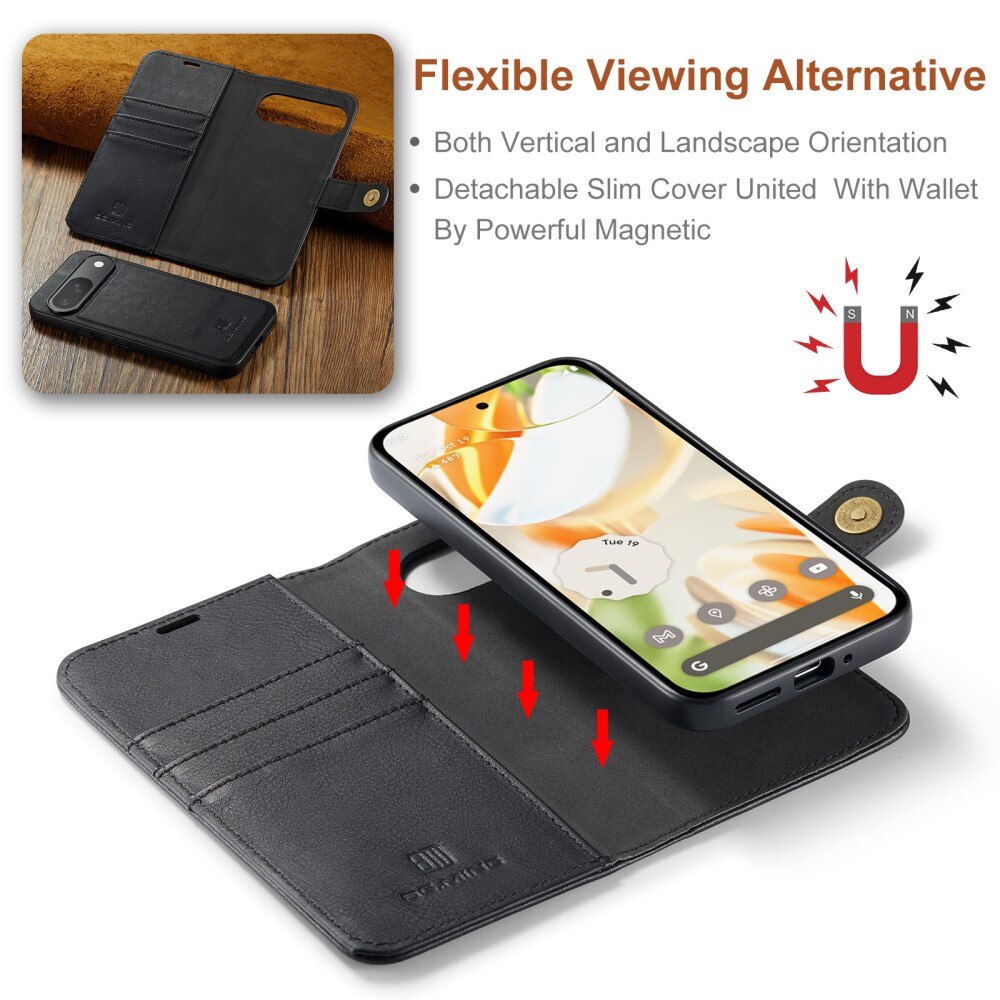 Cover portafoglio Magnet Wallet Google Pixel 9 Pro Black