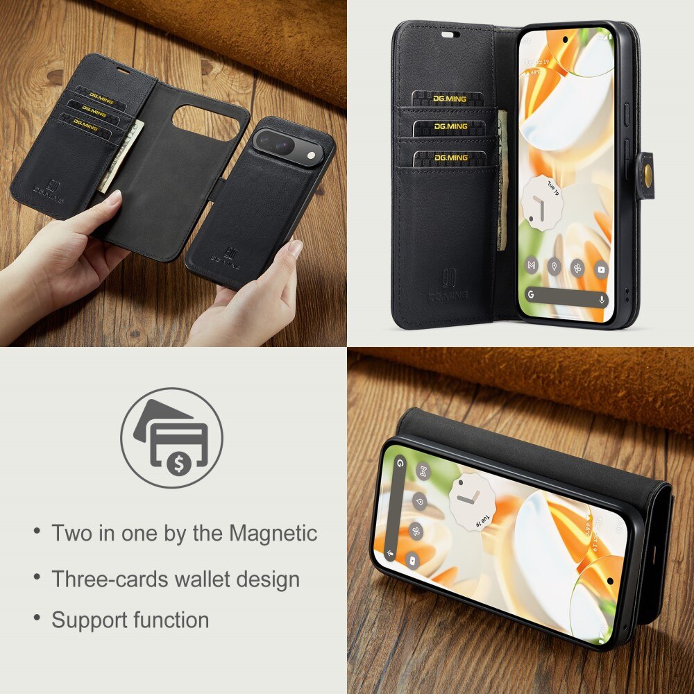 Cover portafoglio Magnet Wallet Google Pixel 9 Pro Black