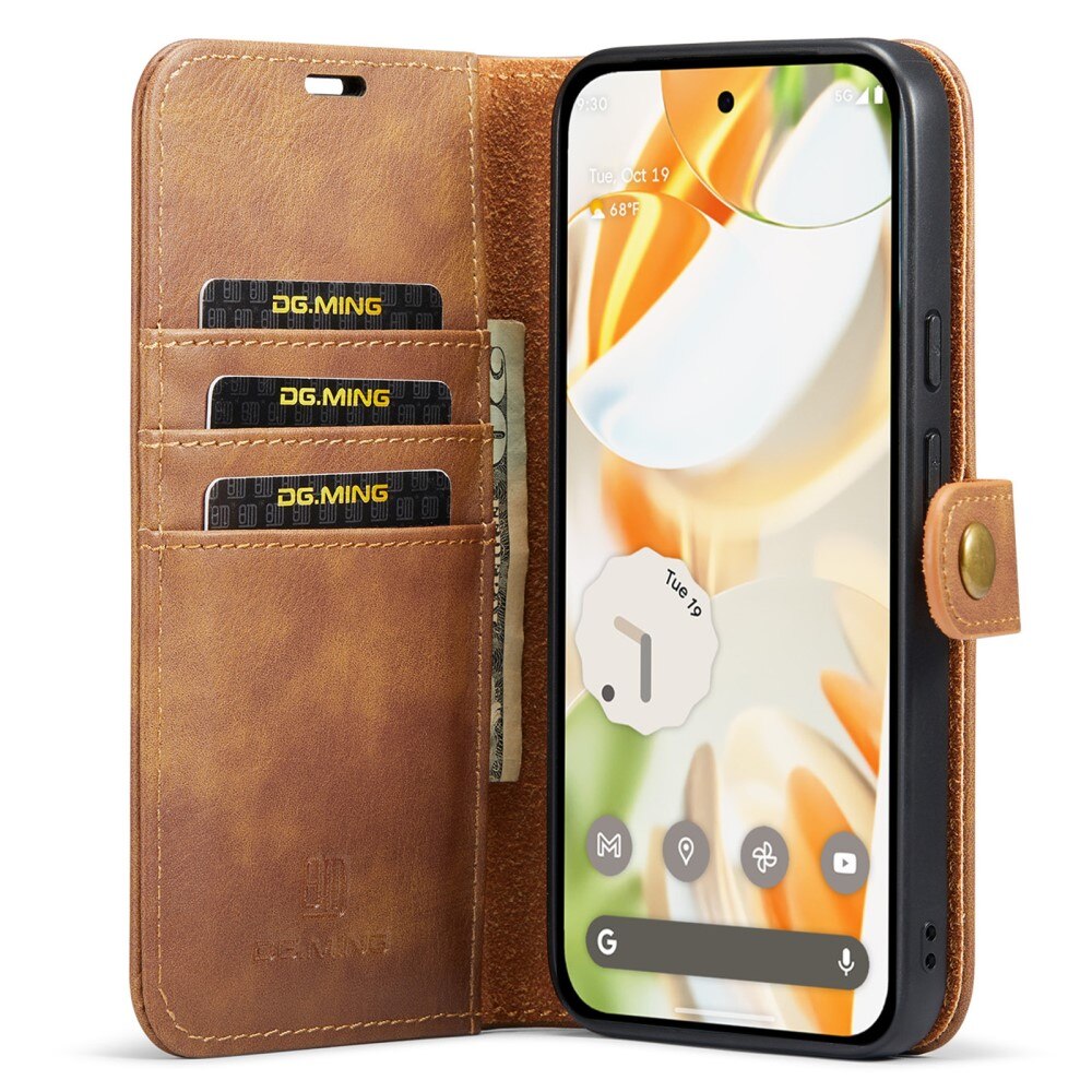 Cover portafoglio Magnet Wallet Google Pixel 9 Pro Cognac