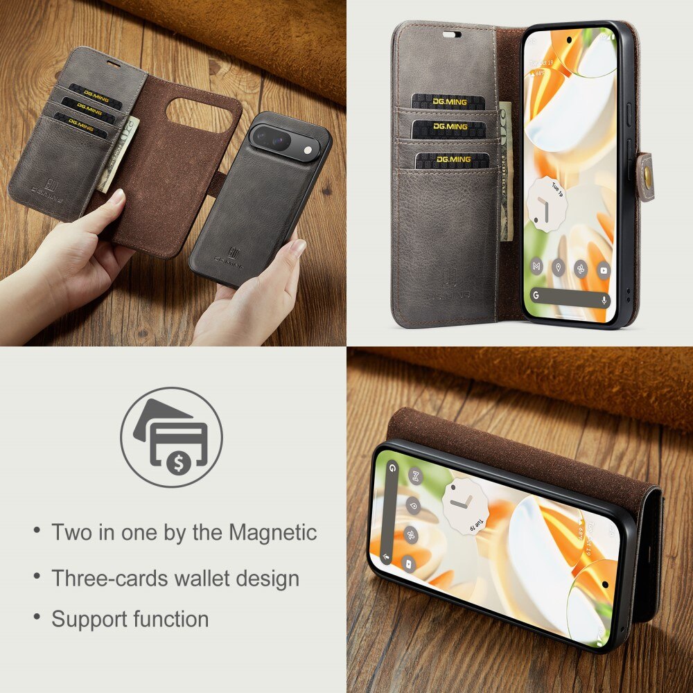 Cover portafoglio Magnet Wallet Google Pixel 9 Pro Brown