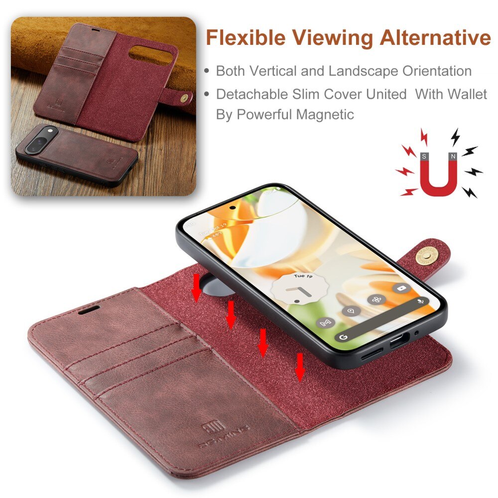 Cover portafoglio Magnet Wallet Google Pixel 9 Pro Red