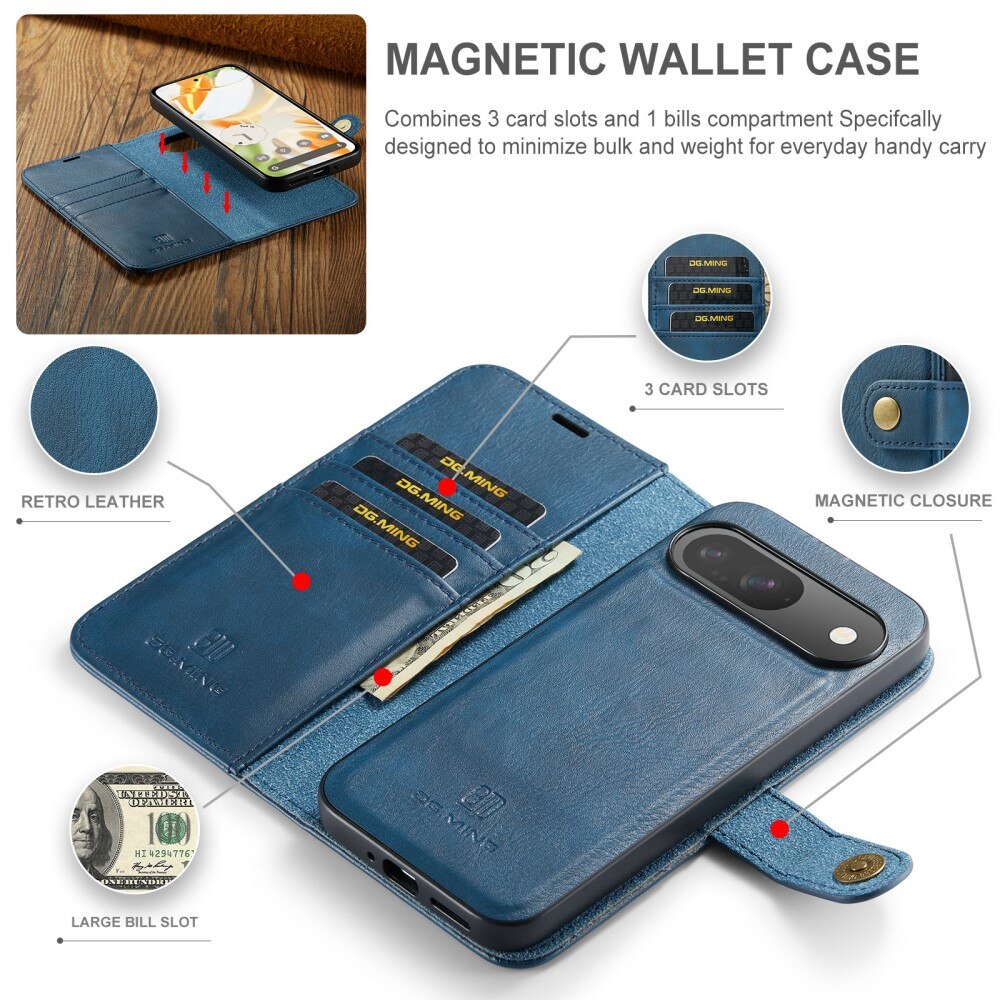 Cover portafoglio Magnet Wallet Google Pixel 9 Blue