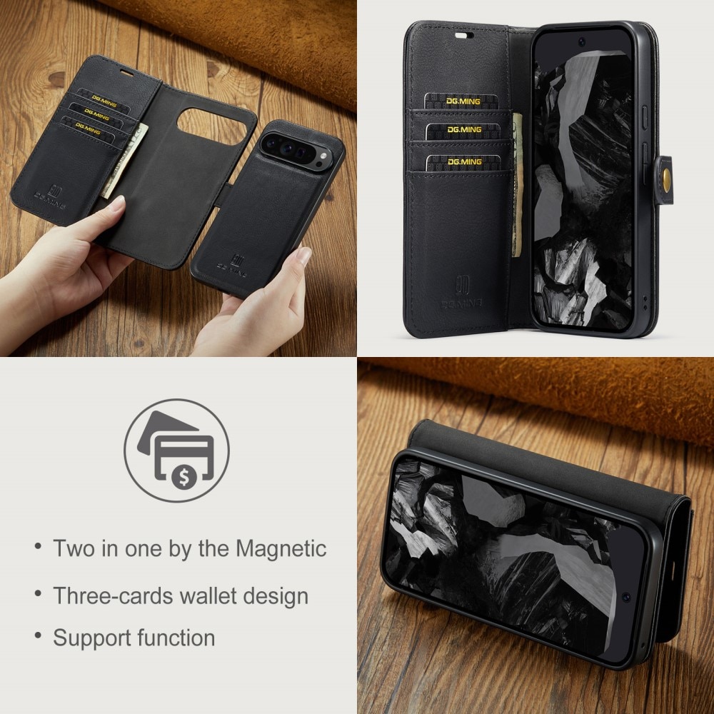 Cover portafoglio Magnet Wallet Google Pixel 9 Pro XL Black