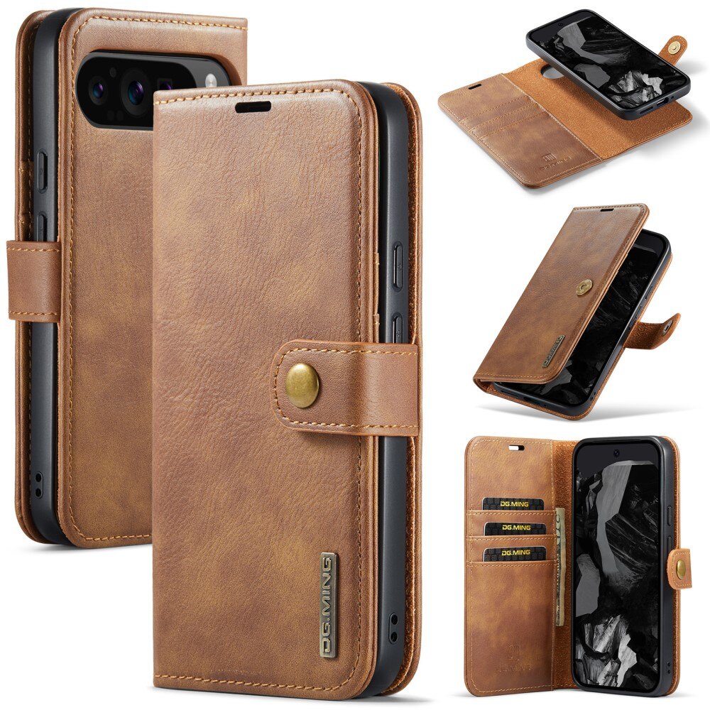 Cover portafoglio Magnet Wallet Google Pixel 9 Pro XL Cognac