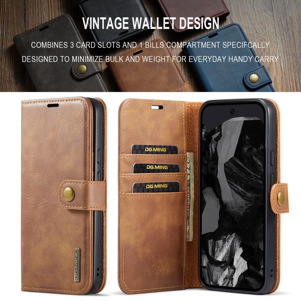 Cover portafoglio Magnet Wallet Google Pixel 9 Pro XL Cognac