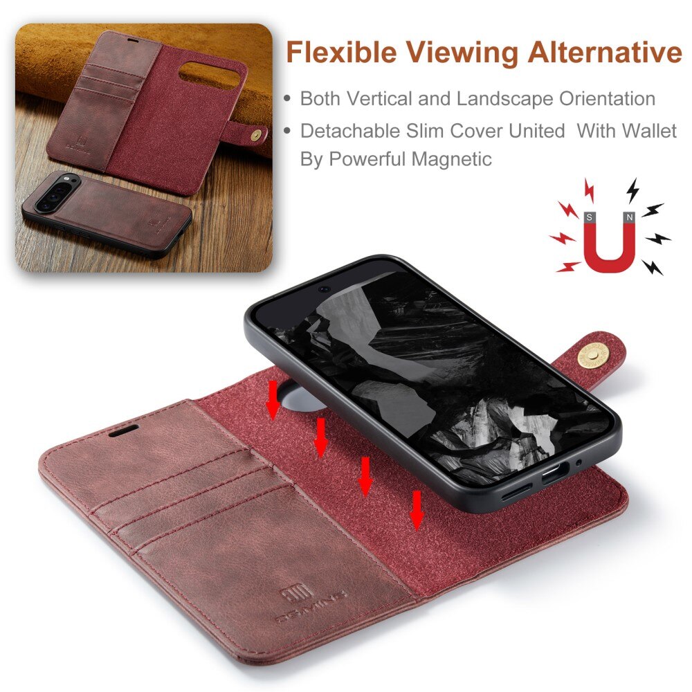 Cover portafoglio Magnet Wallet Google Pixel 9 Pro XL Red