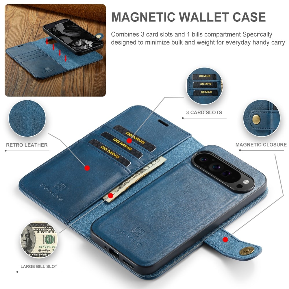 Cover portafoglio Magnet Wallet Google Pixel 9 Pro XL Blue