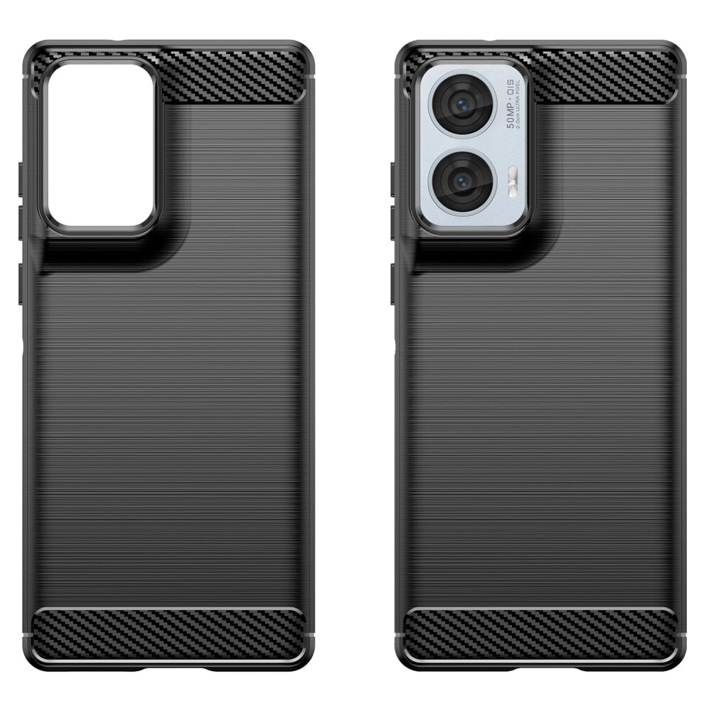 Cover TPU Brushed Motorola Moto G75 Black