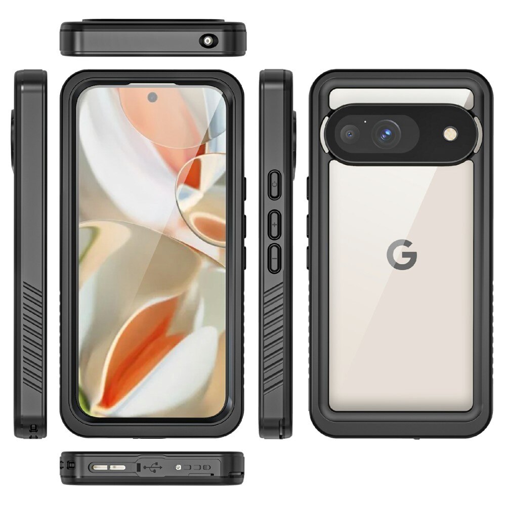 Cover ibrida impermeabile Google Pixel 9 trasparente