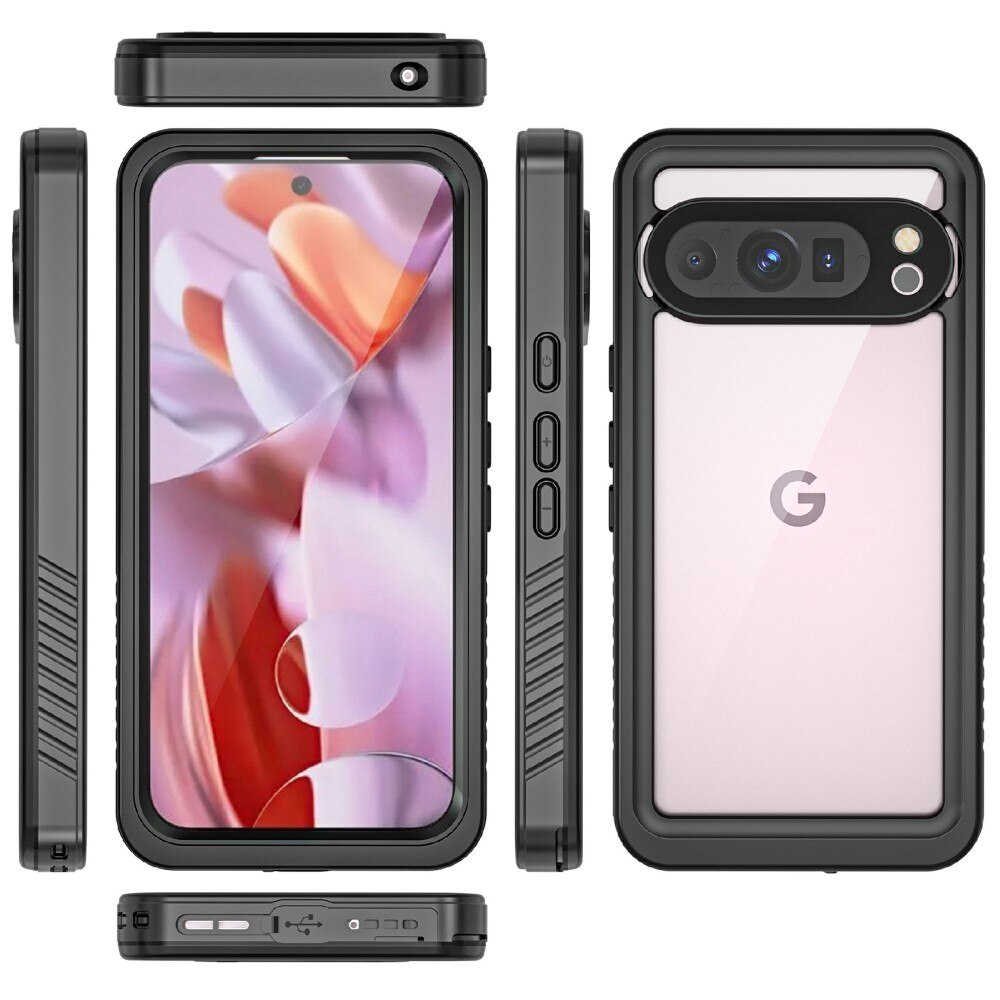 Cover ibrida impermeabile Google Pixel 9 Pro trasparente