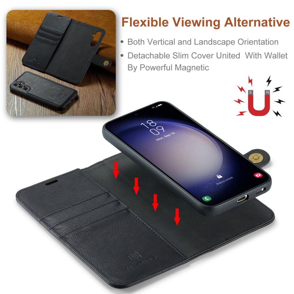 Cover portafoglio Magnet Wallet Samsung Galaxy S24 FE Black