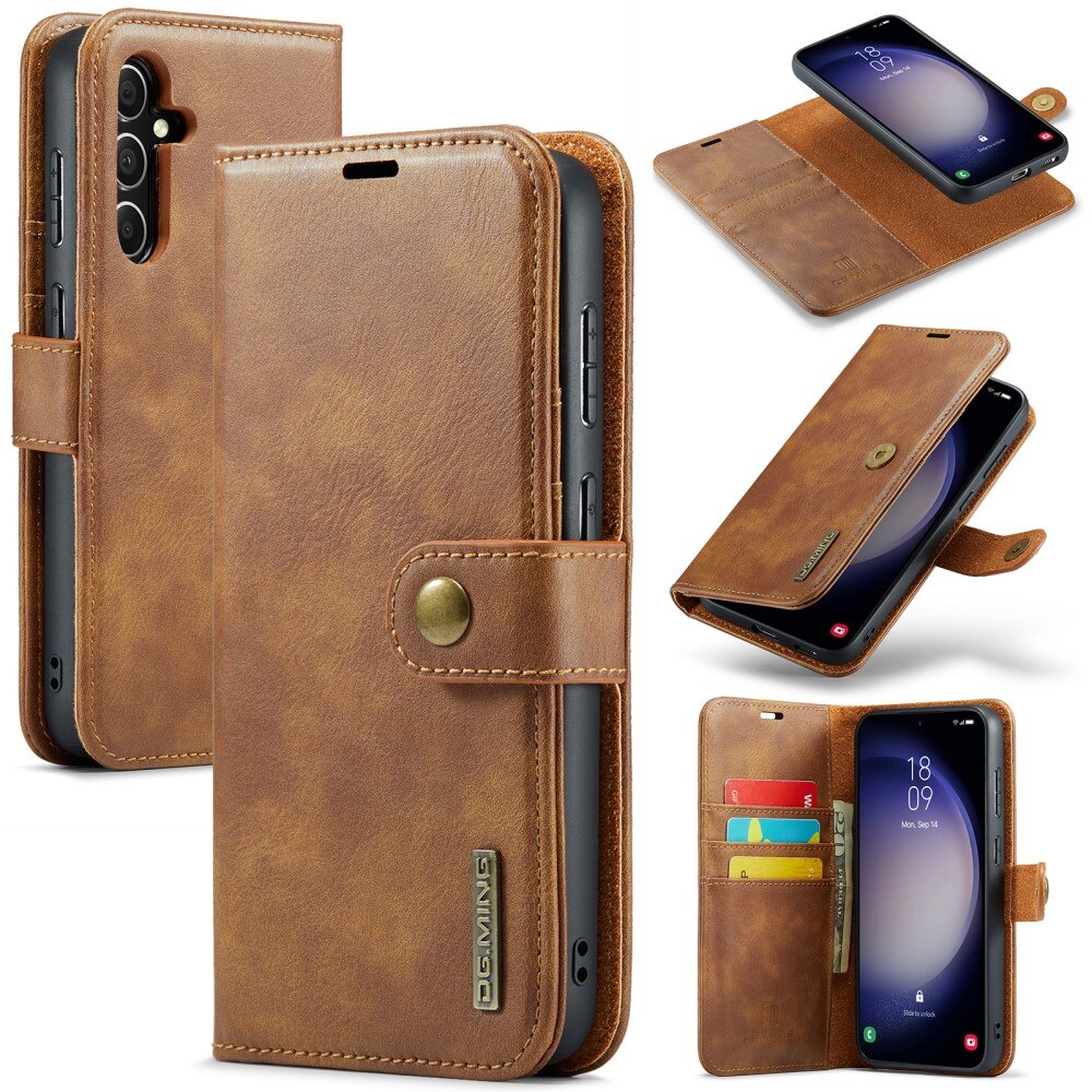 Cover portafoglio Magnet Wallet Samsung Galaxy S24 FE Cognac