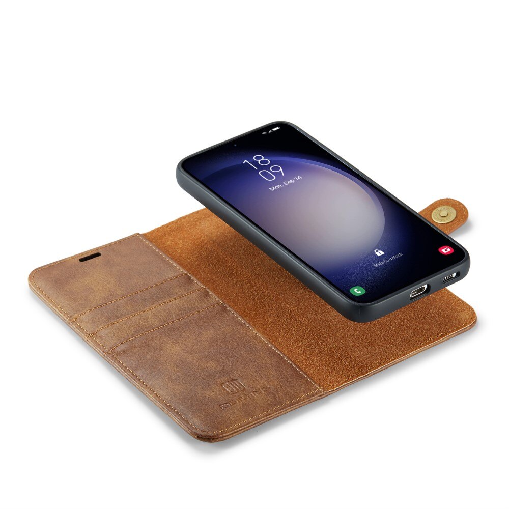 Cover portafoglio Magnet Wallet Samsung Galaxy S24 FE Cognac