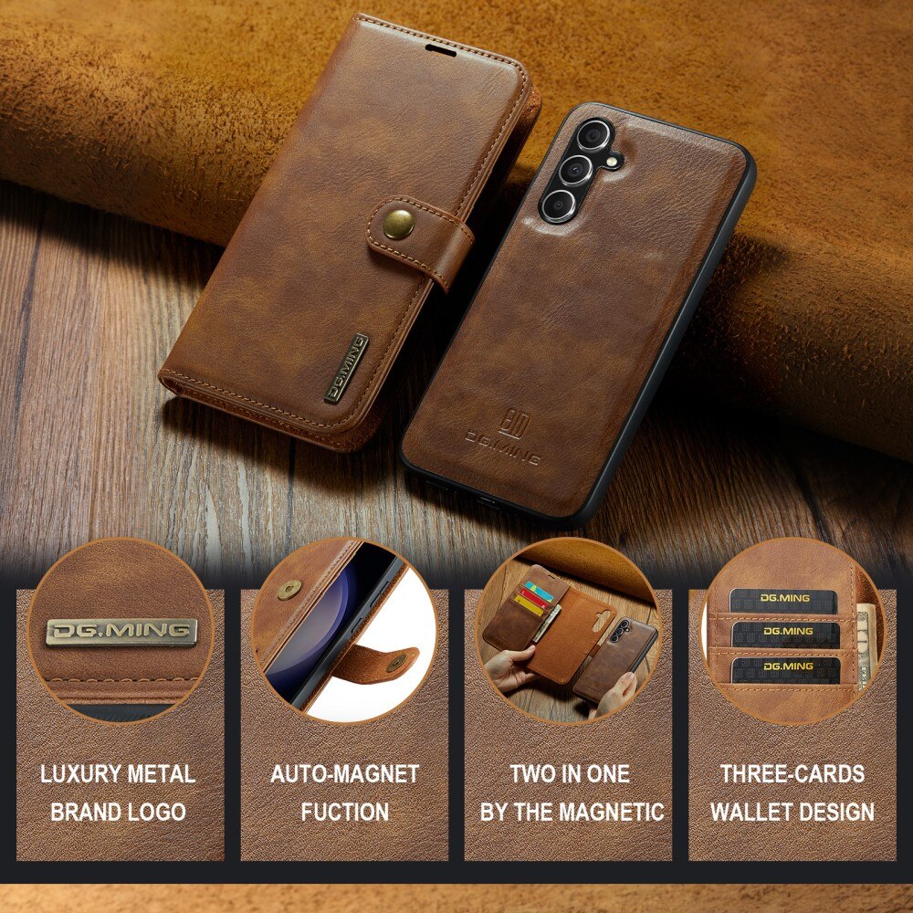 Cover portafoglio Magnet Wallet Samsung Galaxy S24 FE Cognac