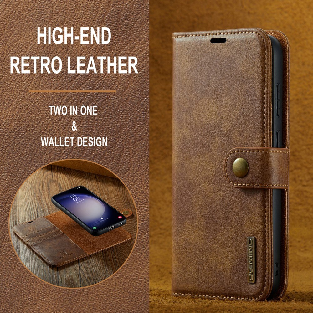 Cover portafoglio Magnet Wallet Samsung Galaxy S24 FE Cognac