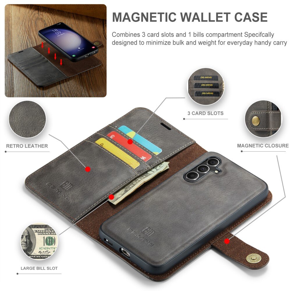 Cover portafoglio Magnet Wallet Samsung Galaxy S24 FE Brown