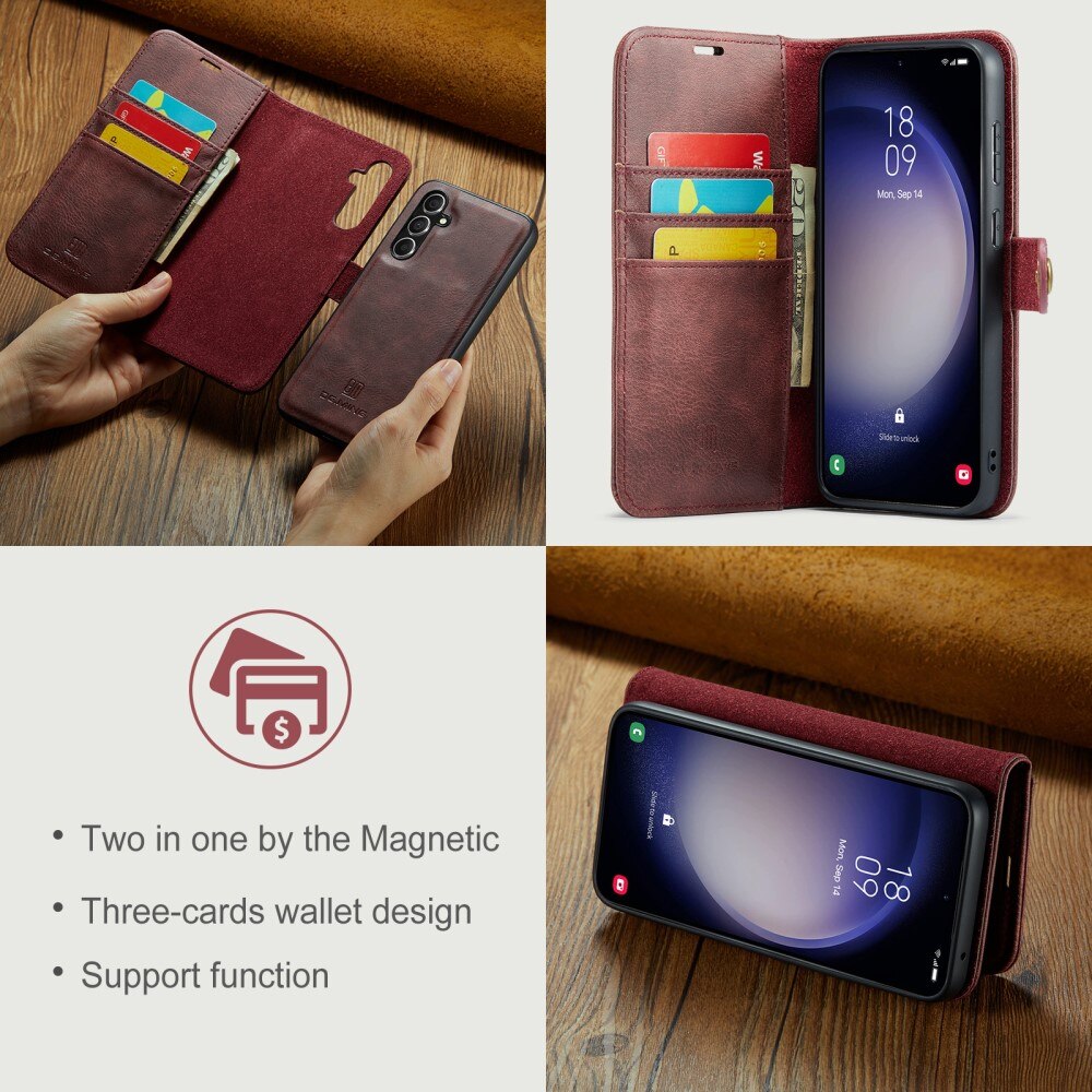 Cover portafoglio Magnet Wallet Samsung Galaxy S24 FE Red