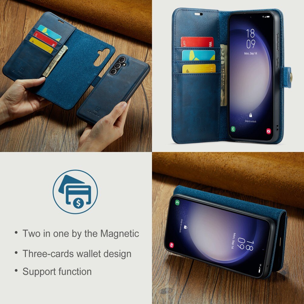 Cover portafoglio Magnet Wallet Samsung Galaxy S24 FE Blue