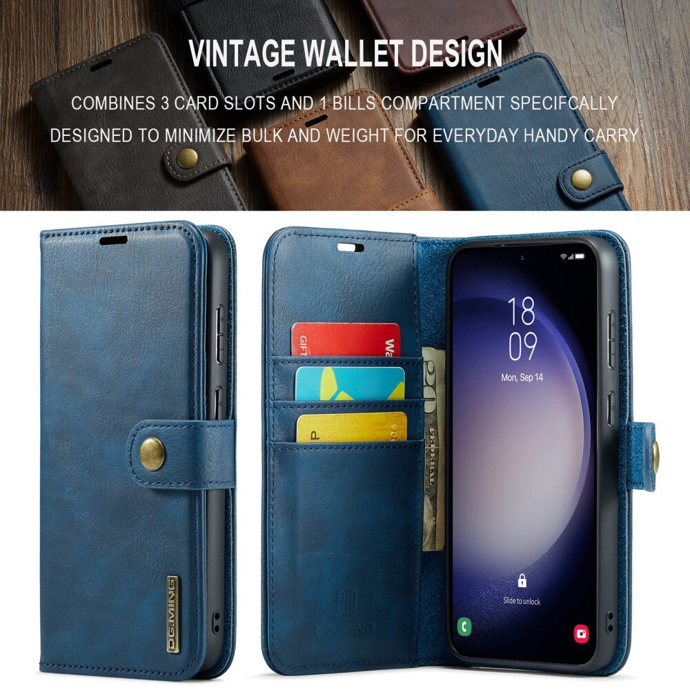 Cover portafoglio Magnet Wallet Samsung Galaxy S24 FE Blue