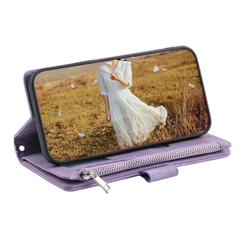 Borsa a portafoglio trapuntata Samsung Galaxy S25 Viola