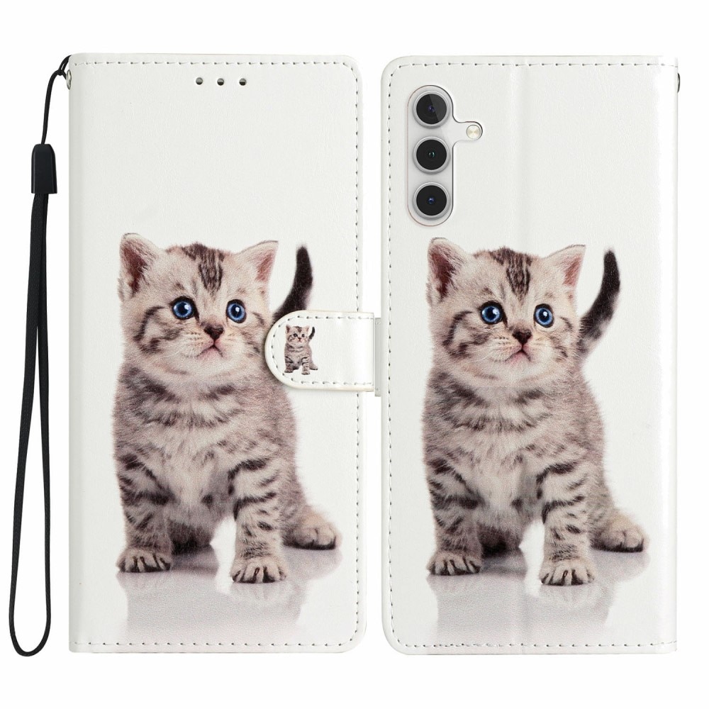 Cover portafoglio Samsung Galaxy S25 gattino