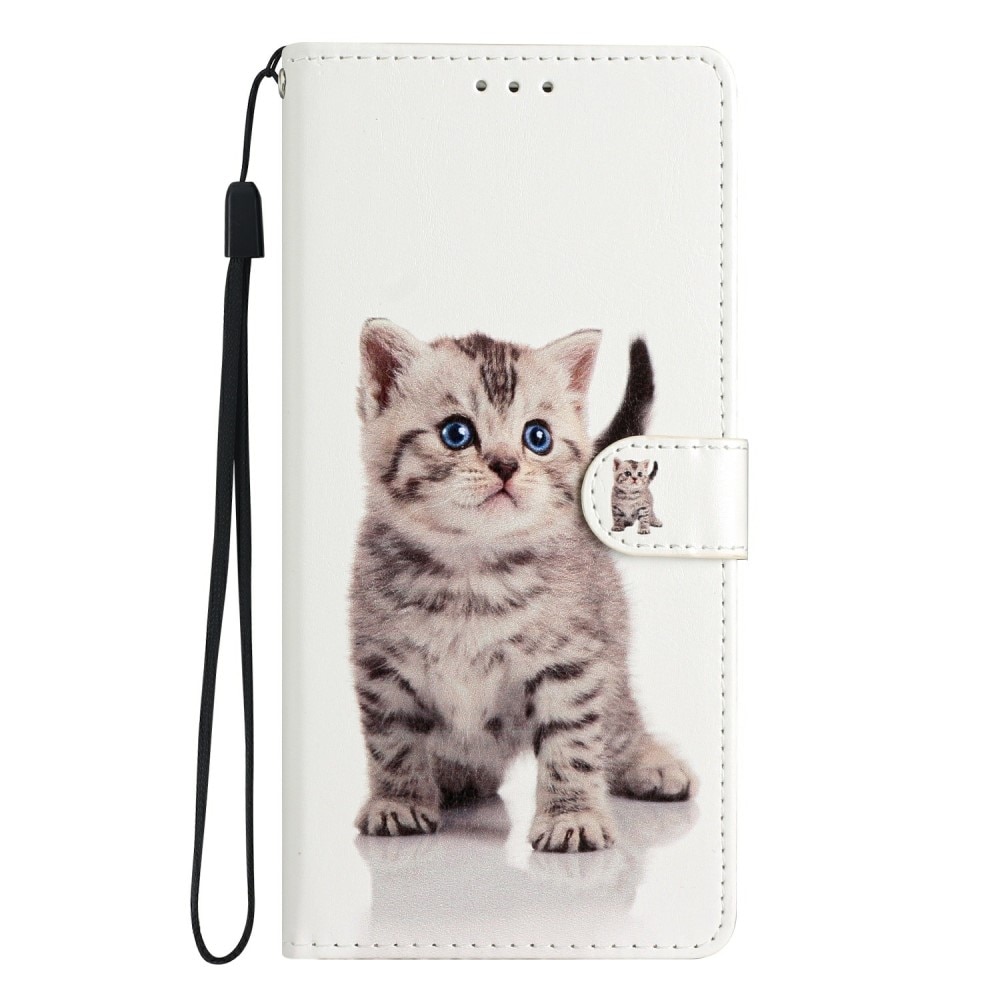 Cover portafoglio Samsung Galaxy S25 gattino