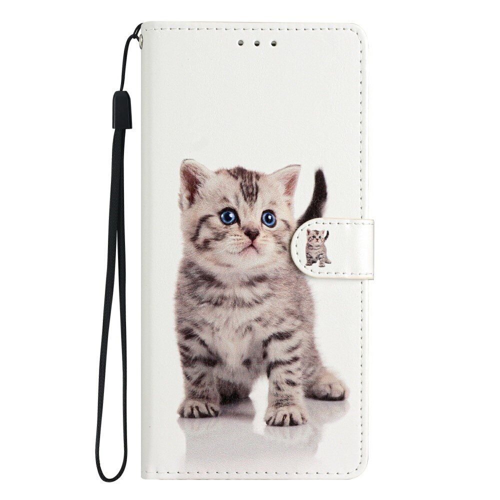 Cover portafoglio Samsung Galaxy S25 Plus gattino