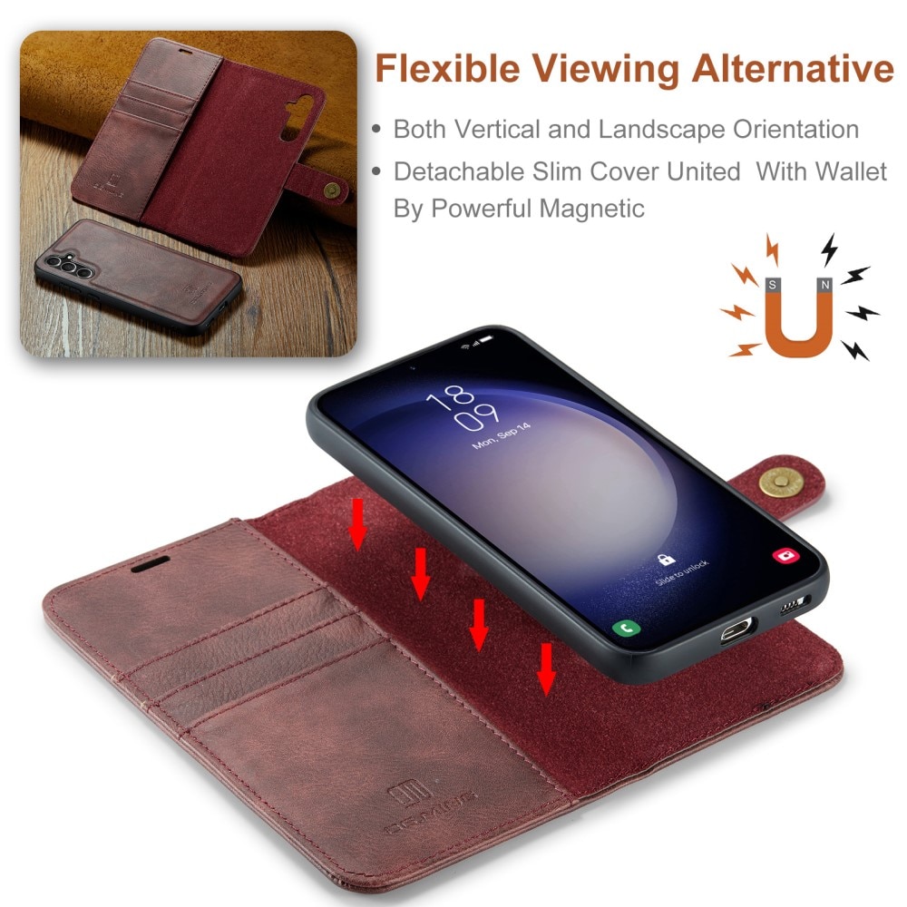 Cover portafoglio Magnet Wallet Samsung Galaxy A16 Red