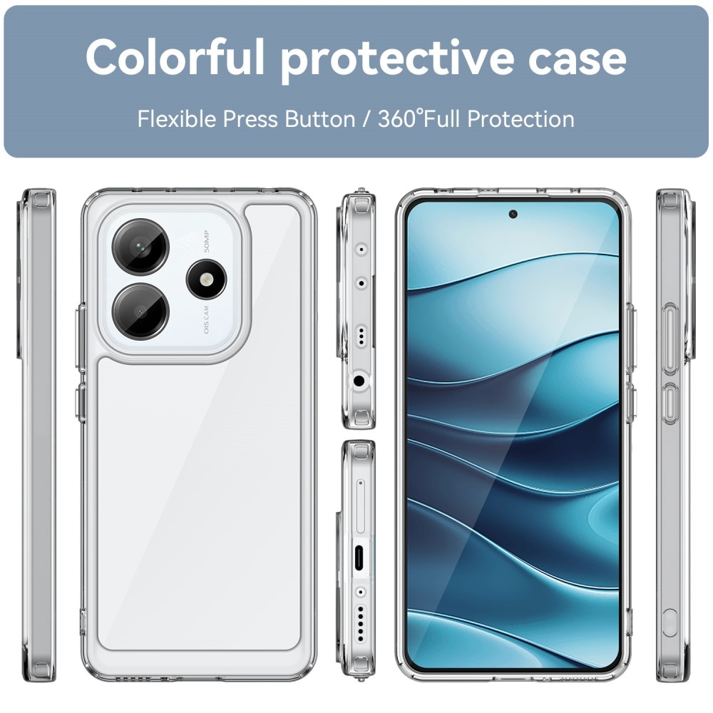 Cover ibride per Xiaomi Redmi Note 14 5G trasparente