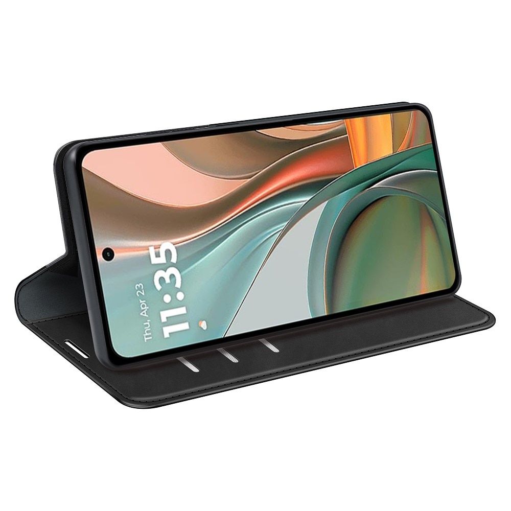 Cover portafoglio sottili Motorola Moto G75 nero